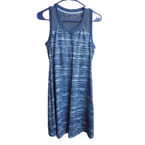 Title Nine Boss Dress in Pulse Blue Gray Built-In Bra Size Small - Picture 1 of 10